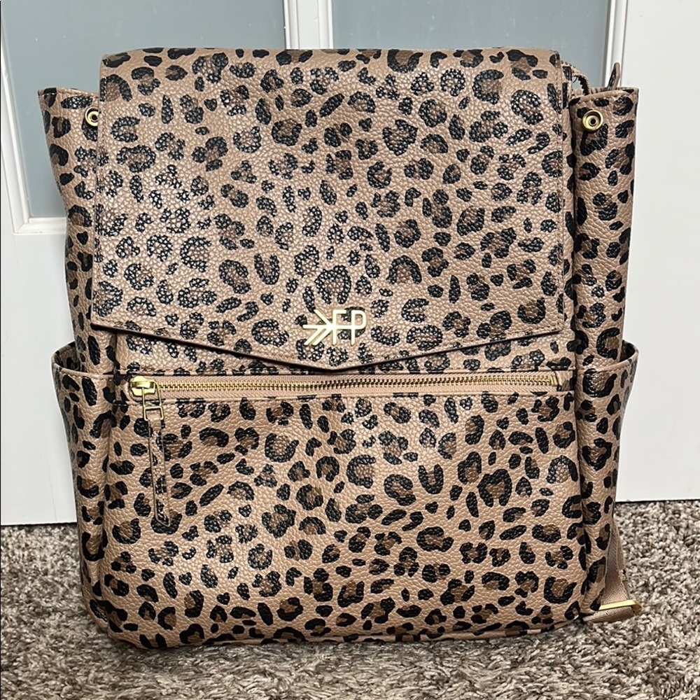 Leopard Print Backpack
